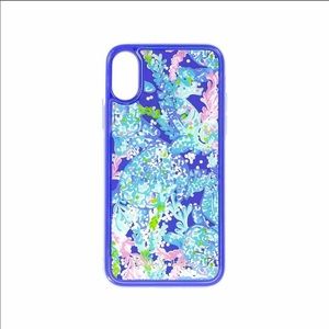Lilly Pulitzer Turtle Villa Glitter iPhone X Case ~ NEW